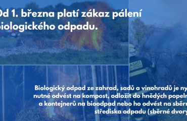 Zákaz pálení biologického odpadu Zákaz pálení biologického odpadu