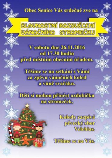 Rozsvícení stromečku