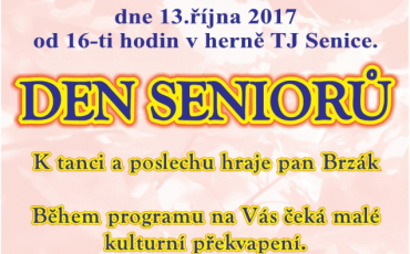 Den seniorů v Senicích