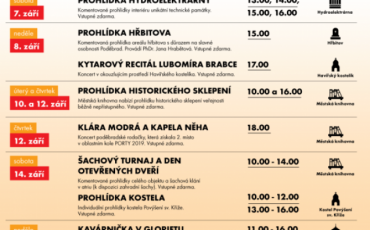 DNY EVROPSKÉHO DĚDICTVÍ v Poděbradech