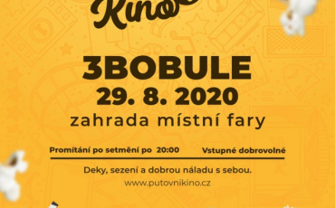 Letní kino 3 BOBULE - 29.8.2020 v Činěvsi