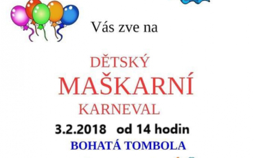 Senický dětský maškarní karneval 2018
