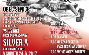 Plakát na vzpomínkovou akci