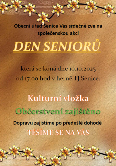 DEN SENIORŮ