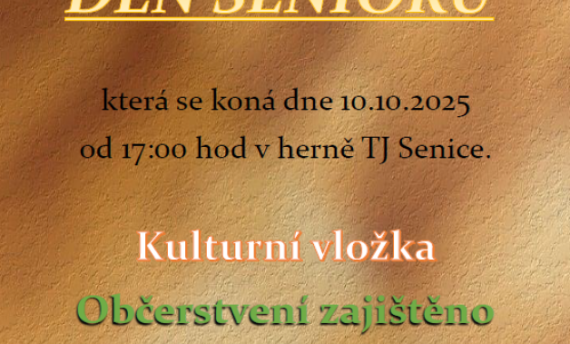 vyhledáno: obec DEN SENIORŮ
