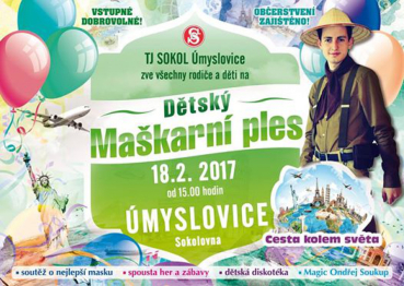 Maškarní dětský Úmyslovice 18.2.2017