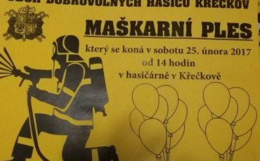 Maškarní dětský Křečkov od 14:00