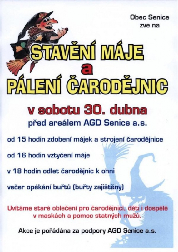 Máje a čáry v Senicích 2016