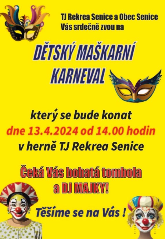 Dětský maškarní karneval