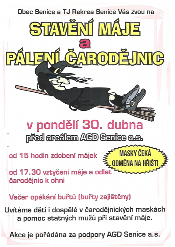 Máje a pálení čarodějnic