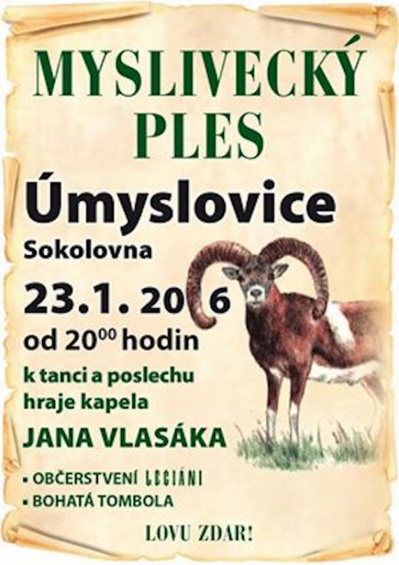 Myslivecký ples Úmyslovice