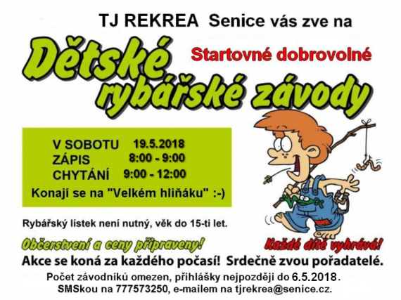 Dětské rybářské závody