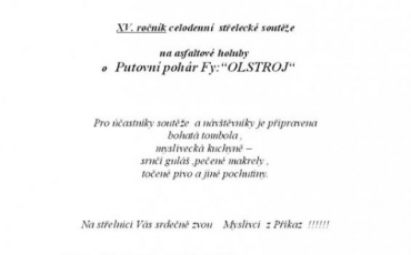 XV. ročník celodenní  střelecké soutěže