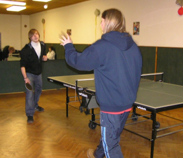 Vánoční turnaj ping pong 2009