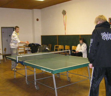Vánoční turnaj ping pong 2009