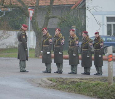 Slavnostní odhalení pamětní desky plk. Josefa Chvalovského,Podmoky
