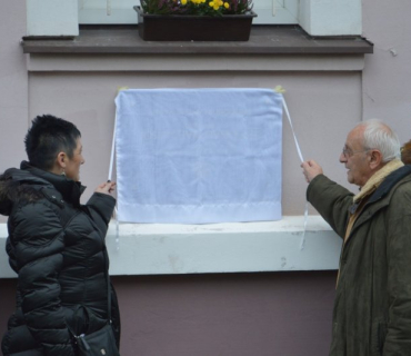 Slavnostní odhalení pamětní desky plk. Josefa Chvalovského,Podmoky