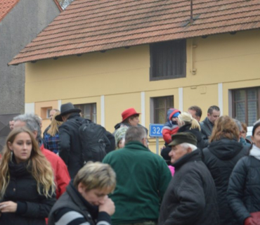 Slavnostní odhalení pamětní desky plk. Josefa Chvalovského,Podmoky