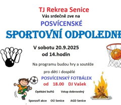 Sportovní odpoledne 20.9.2025
