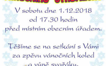 Rozsvícení vánočního stromu 2018.